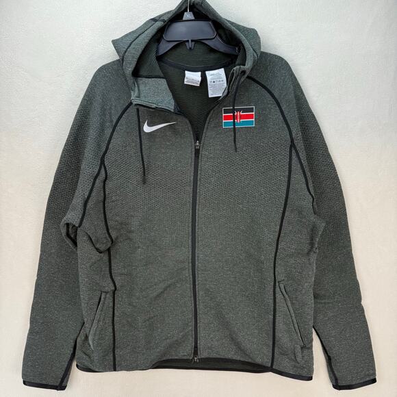 Nike Other - NIKE X KENYA MEN'S LARGE PRO ELITE WOVEN JACKET HOODIE CT4104-001